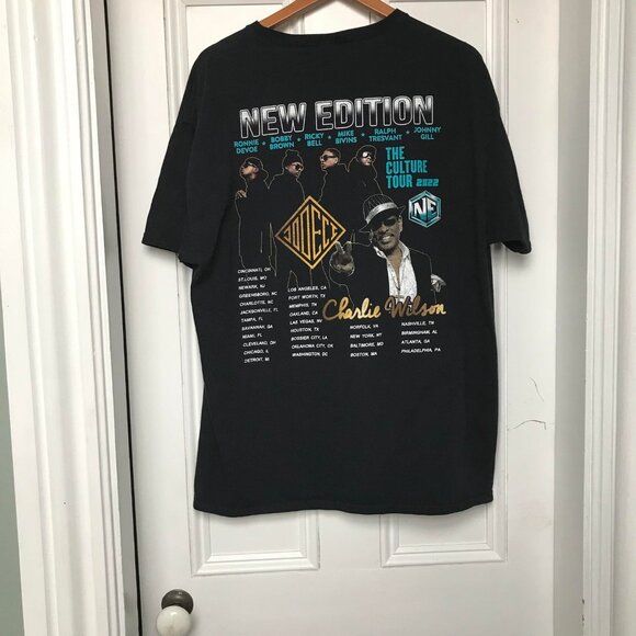 NEW EDITION Band Legacy Tour 2023 CONCERT SHIRT Double Sided Size XL *READ* - Picture 4 of 7